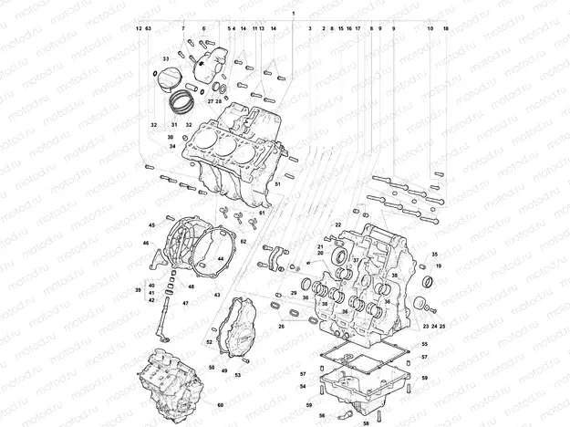 Crankcase Assembly