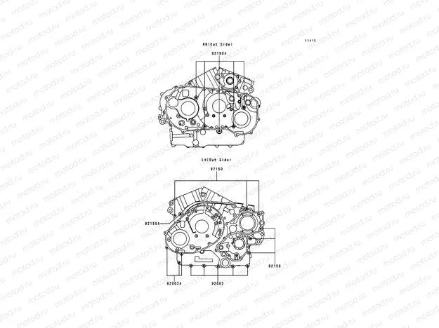 Crankcase Bolt Pattern