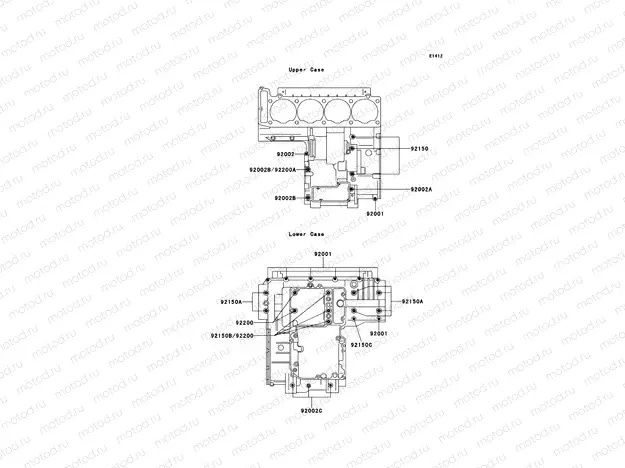 Crankcase Bolt Pattern