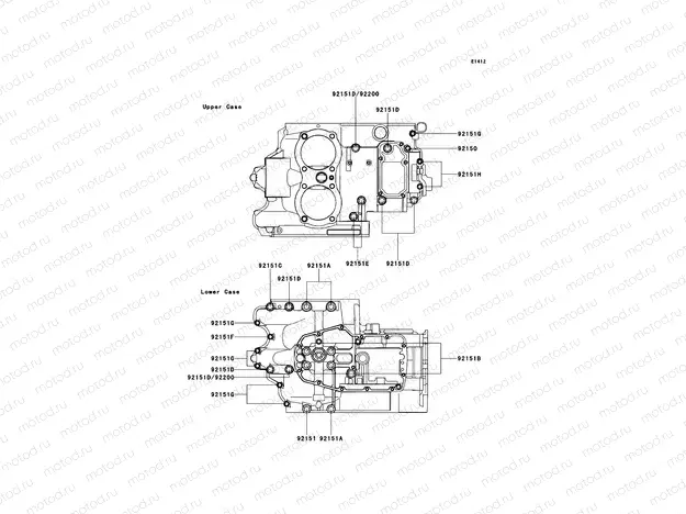 Crankcase Bolt Pattern