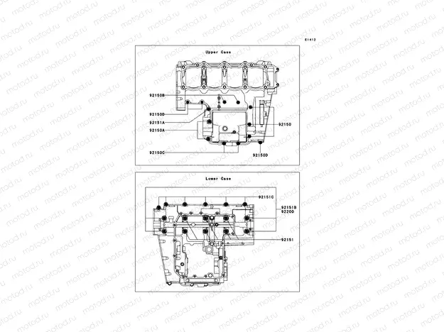 Crankcase Bolt Pattern