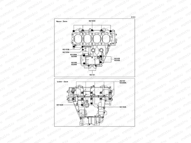 Crankcase Bolt Pattern