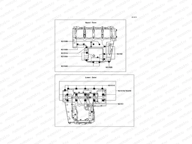Crankcase Bolt Pattern