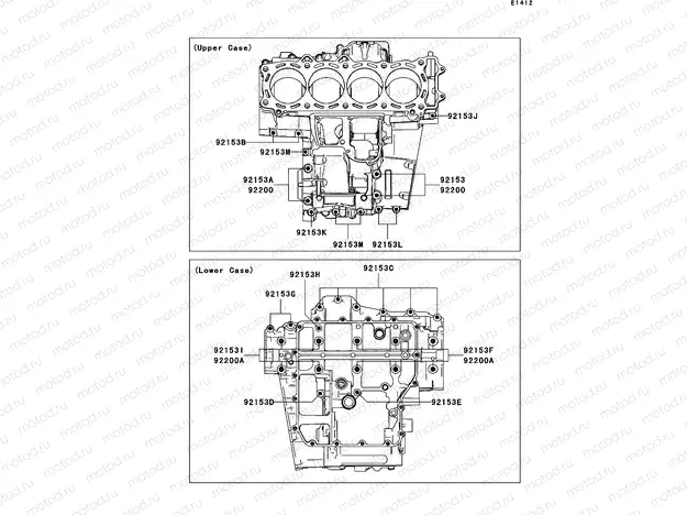 Crankcase Bolt Pattern