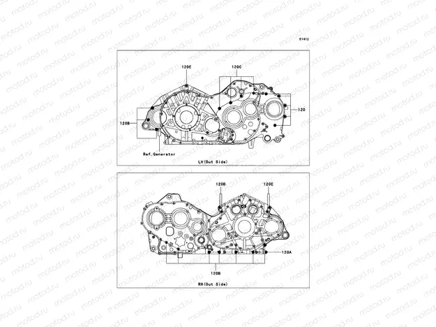 Crankcase Bolt Pattern