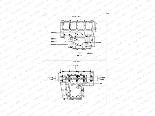 Crankcase Bolt Pattern