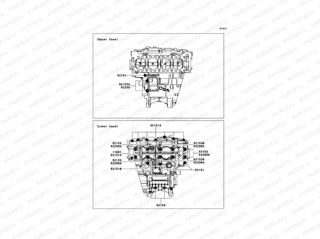 Crankcase Bolt Pattern