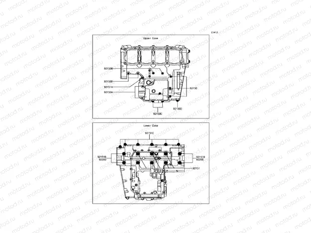 Crankcase Bolt Pattern