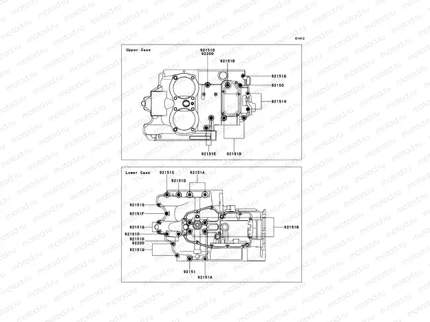 Crankcase Bolt Pattern
