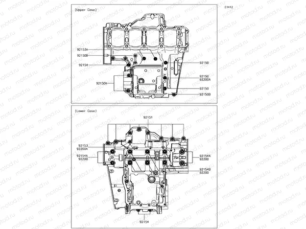 Crankcase Bolt Pattern