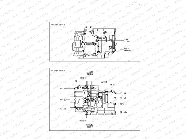 Crankcase Bolt Pattern