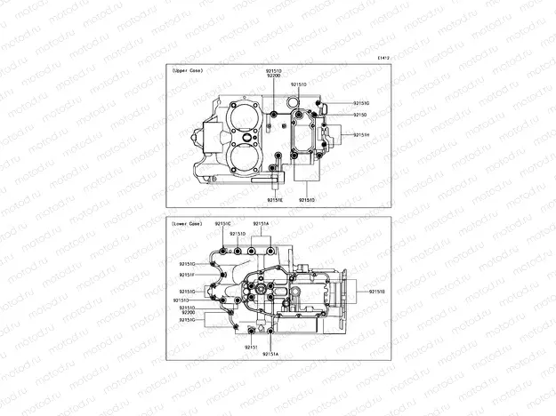 Crankcase Bolt Pattern