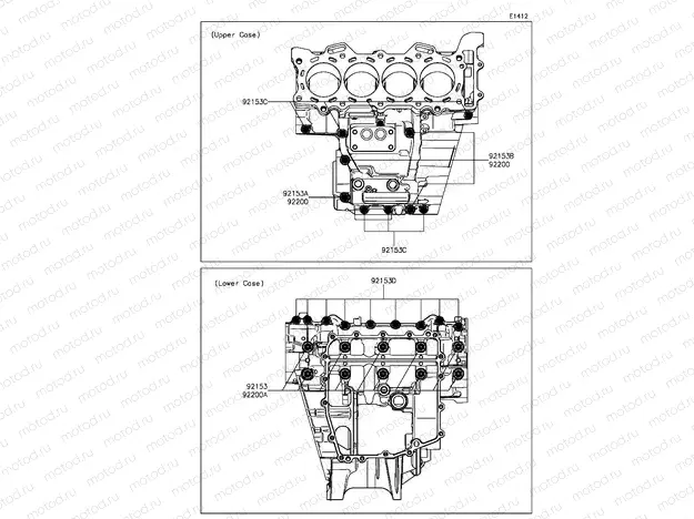Crankcase Bolt Pattern