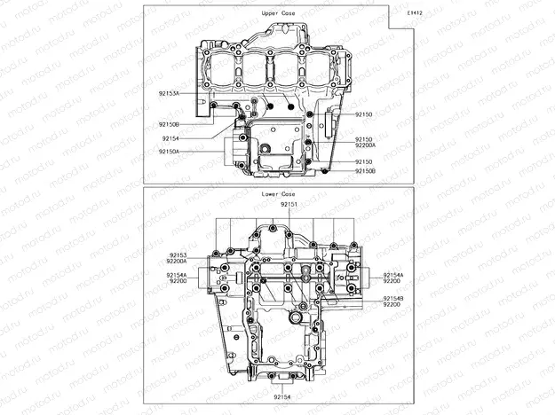 Crankcase Bolt Pattern