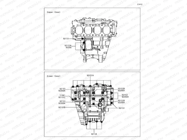 Crankcase Bolt Pattern