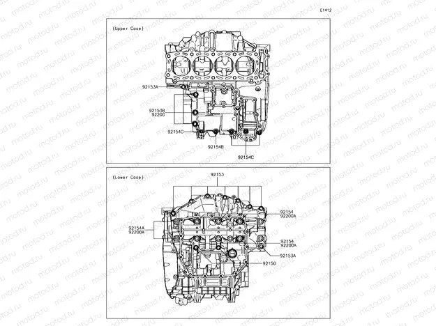 Crankcase Bolt Pattern