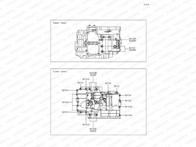 Crankcase Bolt Pattern