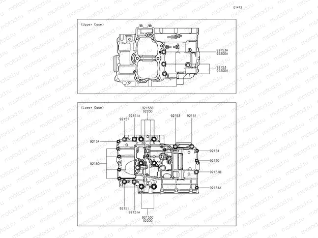 Crankcase Bolt Pattern