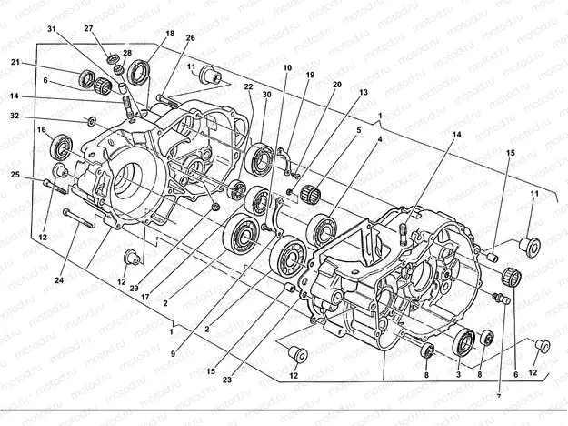 CRANKCASE CARTER