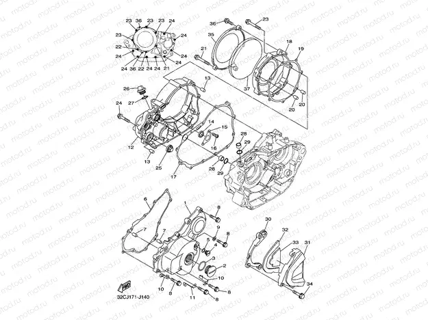 CRANKCASE COVER 1