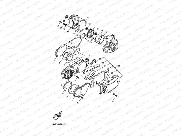 CRANKCASE COVER 1