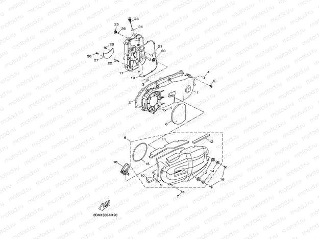 CRANKCASE COVER 1