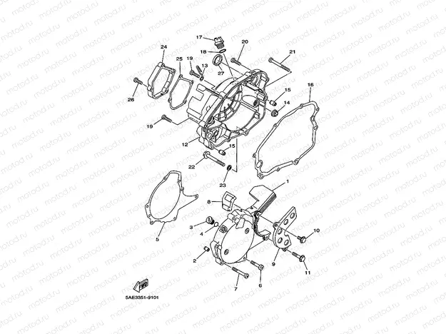CRANKCASE COVER 1