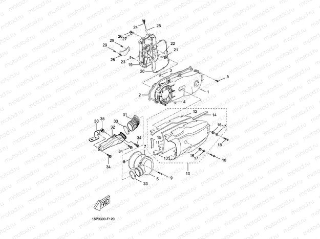 CRANKCASE COVER 1