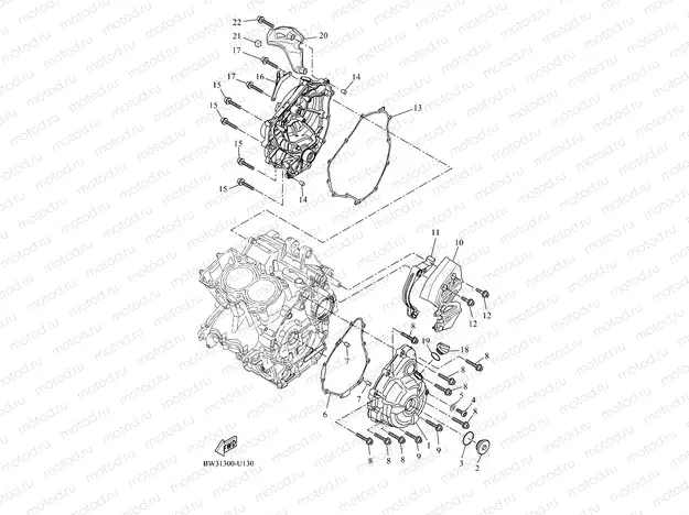 CRANKCASE COVER 1