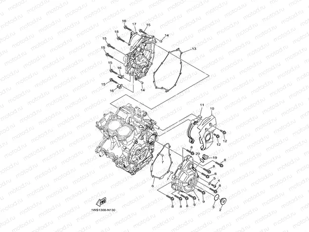 CRANKCASE COVER 1