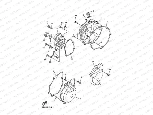 CRANKCASE COVER 1