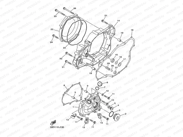 CRANKCASE COVER 1