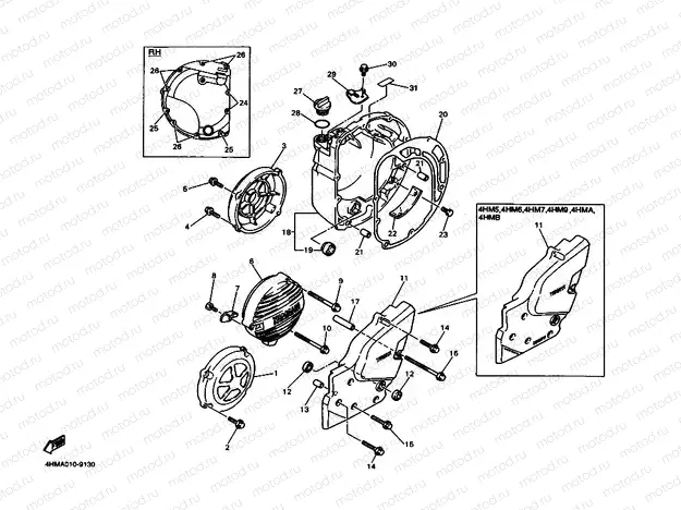 Crankcase cover 1