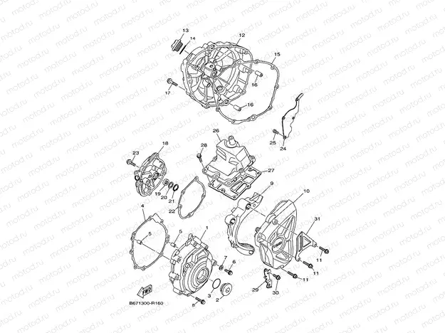 CRANKCASE COVER 1