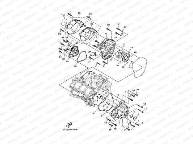 CRANKCASE COVER 1