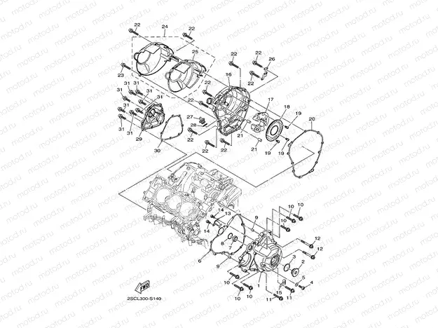 CRANKCASE COVER 1