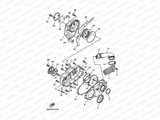 CRANKCASE COVER 2