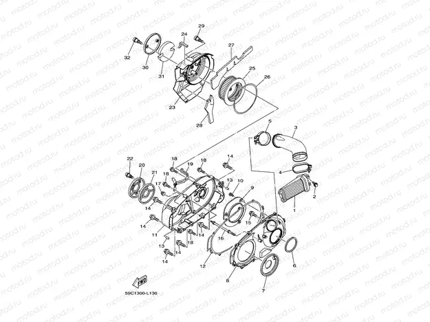 CRANKCASE COVER 2