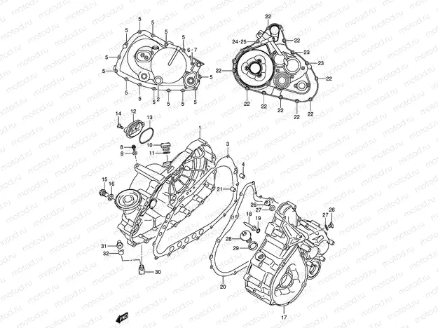 CRANKCASE COVER