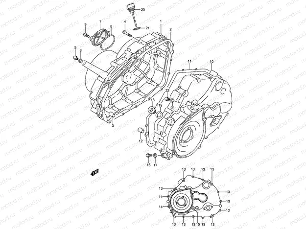 CRANKCASE COVER