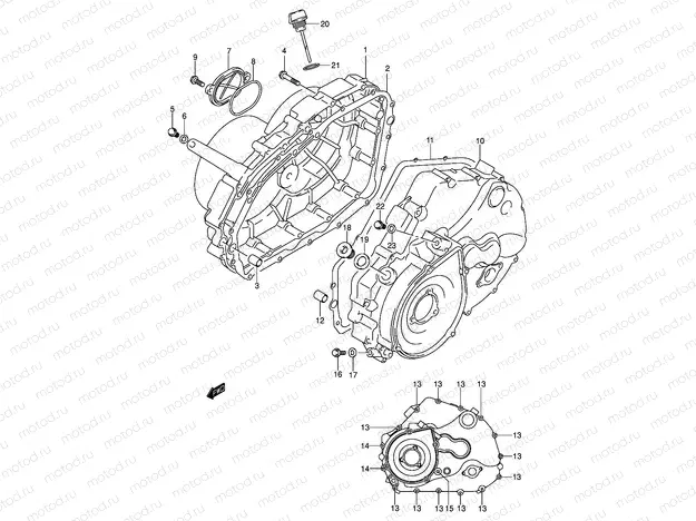 CRANKCASE COVER