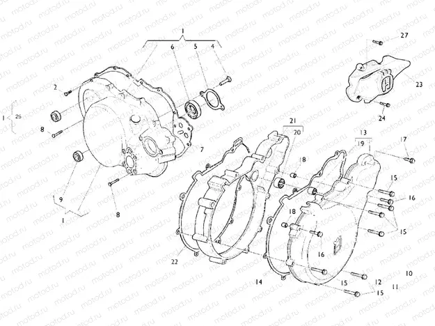 CRANKCASE COVERS