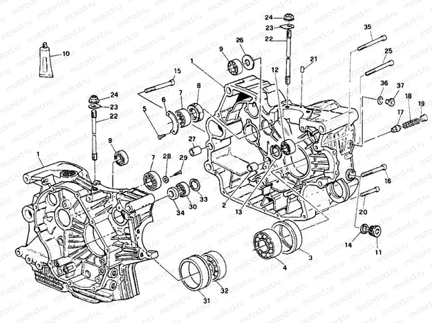 CRANKCASE » ENGINE CASE