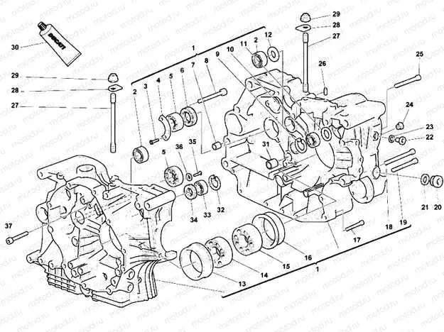 CRANKCASE » ENGINE CASE