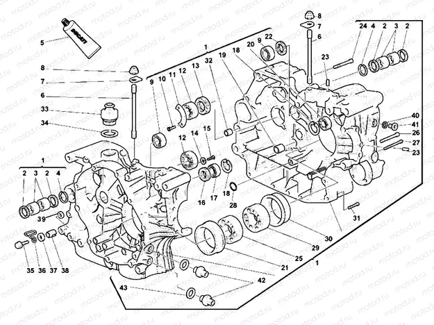 CRANKCASE » ENGINE CASE