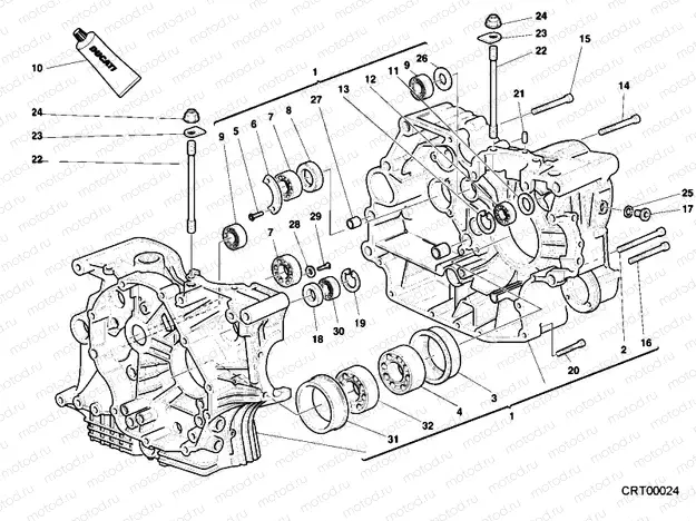 CRANKCASE » ENGINE CASE