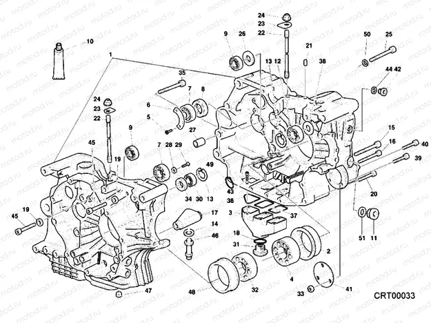 CRANKCASE » ENGINE CASE