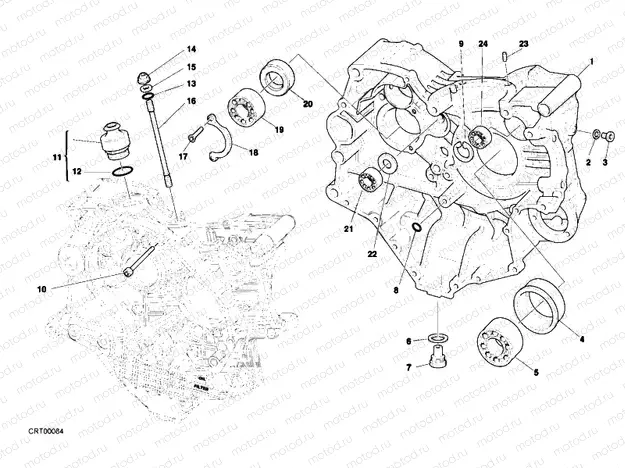 CRANKCASE » ENGINE CASE