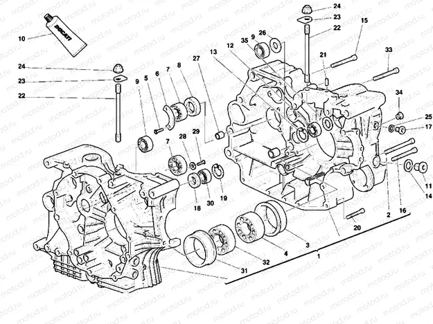 CRANKCASE » ENGINE CASE