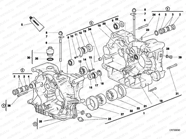 CRANKCASE » ENGINE CASE
